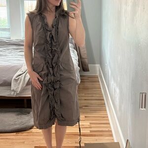 Diane Firsten designer zip up dress